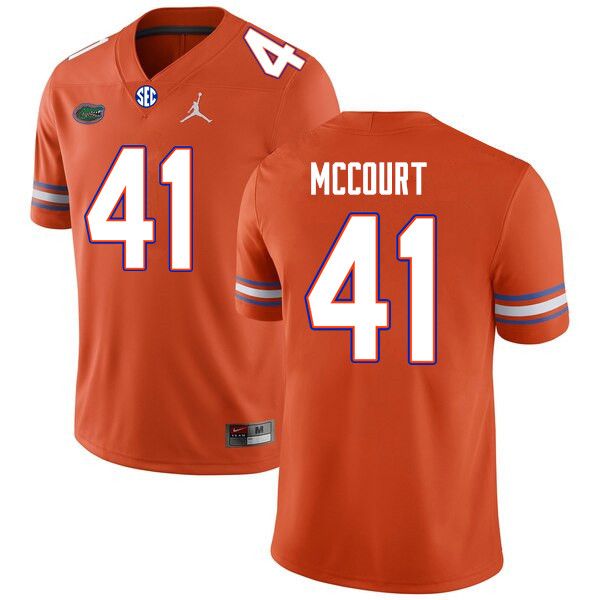 Men #41 Alex McCourt Florida Gators College Football Jerseys Sale-Orange
